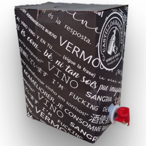 Caja de vermouth artesano Viñedos De la Rosa formato 5 litros