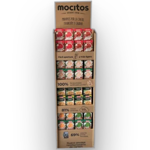 Conservas en tetrabrik de 380 g marca Mocitos – legumbres, frutas, salsas