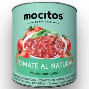Botes de tomate triturado Mocitos de 1 kg y 5 kg para cocina profesional