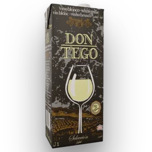 Vino Blanco Don Tego en tetrabrik de 1 litro